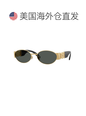 自营versaceVE2299 1002/87金色/黑色/深灰色-金色/黑色 美国奥莱