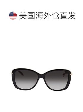 自营Longchamp Grey Gradient Butterfly Ladies Sunglasses LO61