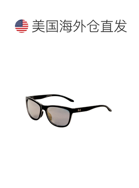 自营Under Armour Women's 55 mm Black Sunglasses - black pink
