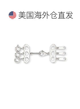 自营Ross-Simons Italian 14kt White Gold Layering Clasp - whi