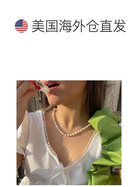 joey baby琥珀彩虹珍珠项链 - 多色 【美国奥莱】直发