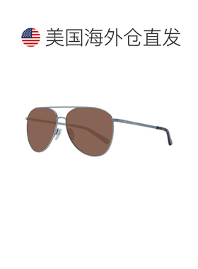 自营Ted Baker Stainless Steel Men's Sunglasses - silver 美国