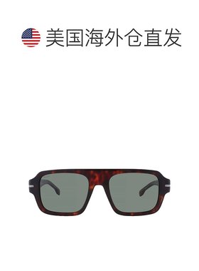 自营Hugo Boss Green Square Men's Sunglasses BOSS 1595/S 0086
