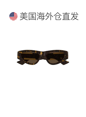 自营bottega venetaBv1407s猫眼太阳镜-黑色 美国奥莱直发