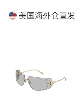 自营Jimmy Choo Sunglasses Oval Rimless, Pale Gold Frame And