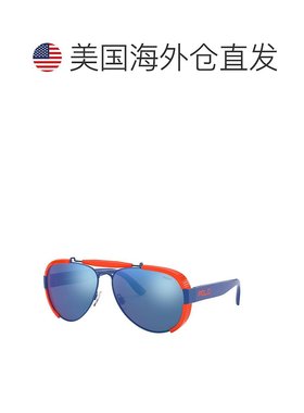 自营 Polo Ralph Lauren树脂太阳镜-蓝色 美国奥莱直发