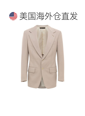 自营Tom Ford Wool Men's Blazer - beige 美国奥莱直发