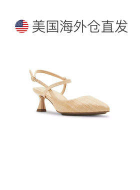 自营Men's Anne Klein Lvette Pump  Tan Woven Tweed Pointed To
