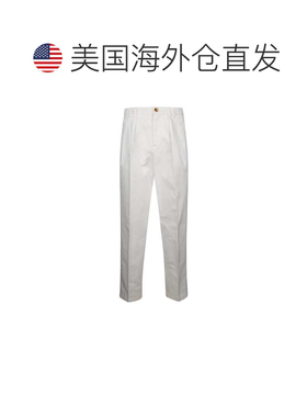 自营Brunello Cucinelli Cotton Dress Men's Pants - white 美国