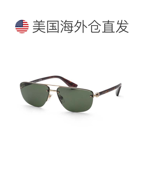 自营Burberry Men's 62mm Light Gold Sunglasses - light gold