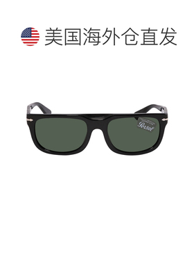 自营Persol Green Rectangular Men's Sunglasses PO3271S 95/31