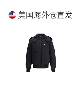 自营Moose Knuckles Cotton Men's Clothing - black 美国奥莱直