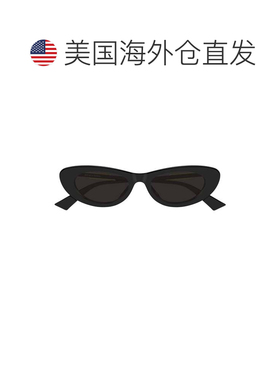自营bottega venetaBv1447s猫眼太阳镜-黑色 美国奥莱直发