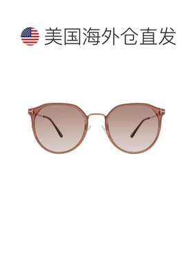 自营Tom Ford Brown渐变圆形女士太阳镜FT0897-K 48F 55 - multi