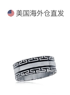 自营blackjackBACKJACK 不锈钢氧化希腊钥匙圈 - 银白色 美国奥莱