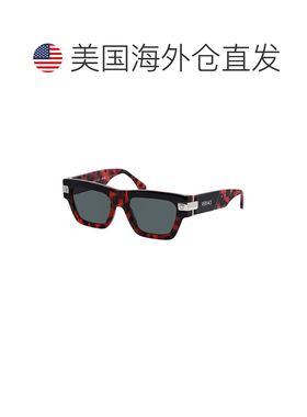 自营Versace Men's VE4464 52mm Sunglasses - black 美国奥莱直