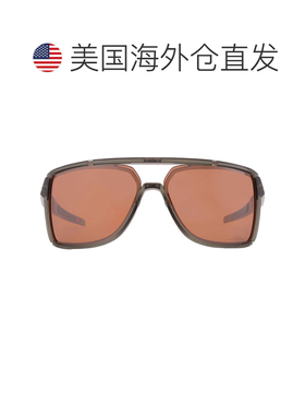 自营Oakley Castel Prizm钨偏光矩形男士太阳镜OO9147 914704 63-