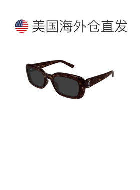 自营saint laurentSl M130金属龟形醋酸纤维超大号太阳眼镜-黑色