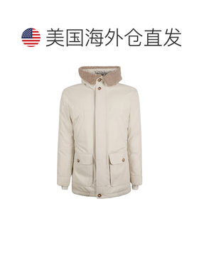 自营Brunello Cucinelli Cotton Full-Length Men's Jacket - mul