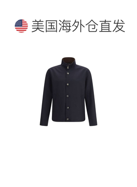 自营Herno Elastane Men's Coat - blue 美国奥莱直发