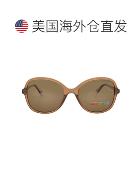 自营Polaroid Polarize Bronze Butterfly Ladies Sunglasses PLD