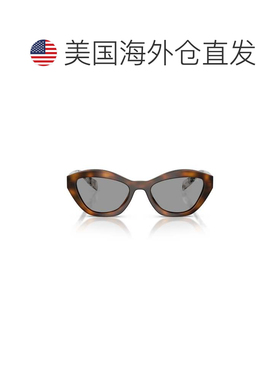自营prada0pr A02s Cat-Eye Tortoiseshell Sunglasses - grey 美