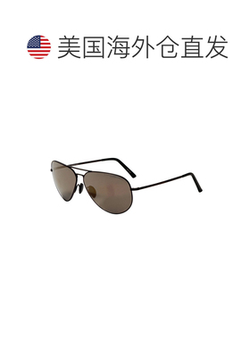 自营Porsche Design Unisex 64mm Dark Brown Sunglasses - dark
