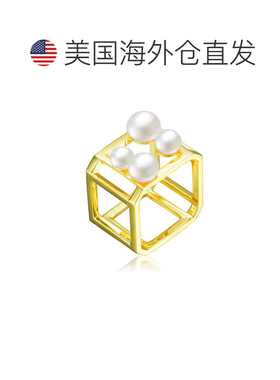 自营geneviveSterling Silver 14K Gold Plated with 5-7mm fresh