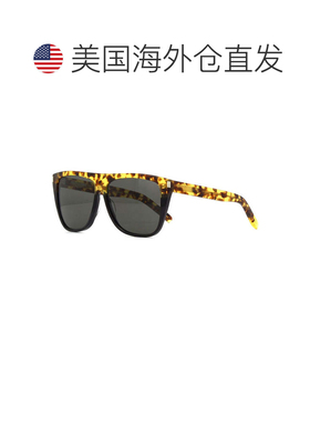 自营saint laurentSL1 020 White/Grey - havana/black 美国奥莱