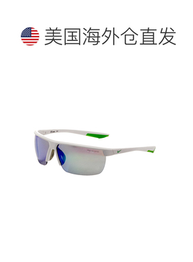自营Nike Men's 71 mm White Sunglasses - matte white 美国奥莱