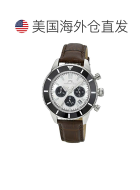 自营Porsamo Bleu Men's Brandon Genuine Leather Watch 1012DBR