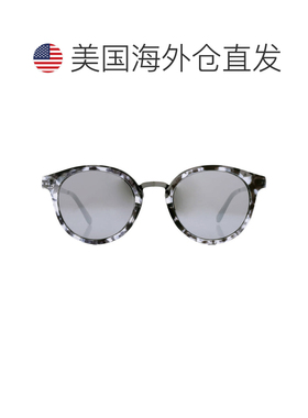 自营Guess Factory Silver Mirror Round Ladies Sunglasses GF03