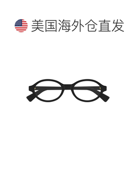 自营bottega venetaBv1367o圆形镜框黑色回收醋酸纤维眼镜-黑色