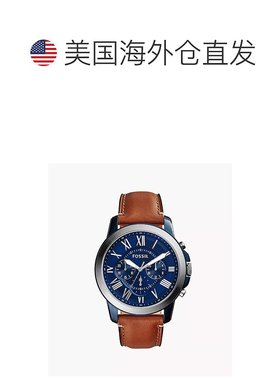 自营Fossil Grant Men's Chronograph, Two-Tone Stainless Steel