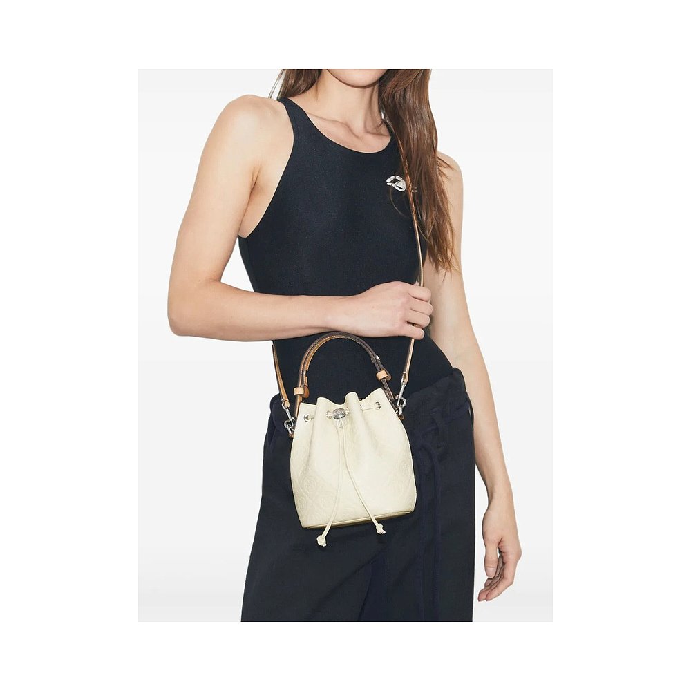 美国直邮TORY BURCH-女式T字母圆石迷你水桶包汤丽柏琦 - 图0