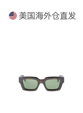 自营 off-white灰白色维吉尔方形太阳镜-哈瓦那绿光 美国奥莱直发