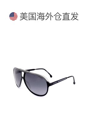 自营 Carrera男式63毫米灰色太阳镜-黑白 美国奥莱直发