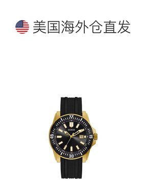 自营Guess Synthetic Sport Men's Watch - black 美国奥莱直发