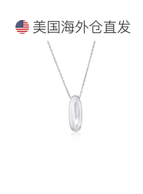 自营simonaSterling Silver, Bubble 'R' Initial Necklace - sil