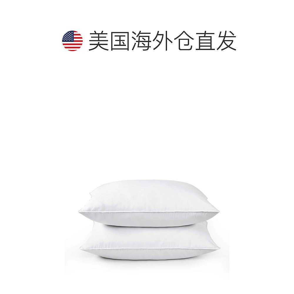 puredownPURE DOWN Peace Nest 2件套灰色鹅绒羽绒床枕国王大号-图1