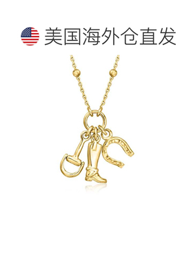 自营Ross-Simons Italian 18kt Gold Over Sterling Southwestern