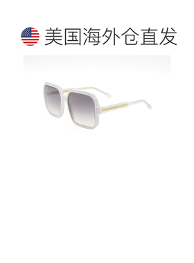 自营Isabel Marant Women's 57 mm White Sunglasses - ivory 美