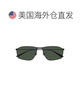 自营balenciagaBb0413s矩形金属框太阳眼镜-灰色 美国奥莱直发