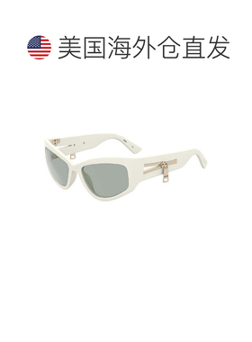 自营Moschino Sunglasses Cat Eye Full Rim, Red Frame And Grey