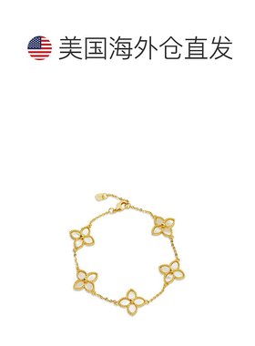 自营 savvy cie jewels18K金纯银花朵手链-黄色 美国奥莱直发