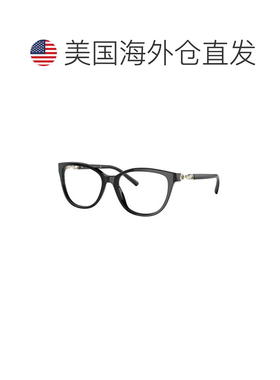 自营emporio armani0ea3190 Glossy Black Cat-Eye Sunglasses wi