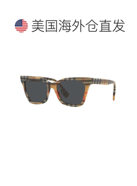自营burberryBE4346 39428G Black/Light Grey Gradient Dark Blu