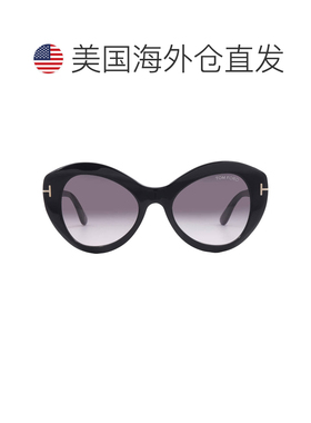自营Tom Ford guinervee烟雾渐变蝴蝶女士太阳镜FT1084 01B 52 -