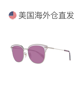 自营Police Metal & Plastic Women's Sunglasses - burgundy 美