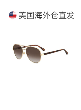 自营Kate Spade Metal Women's Sunglasses - gold 美国奥莱直发